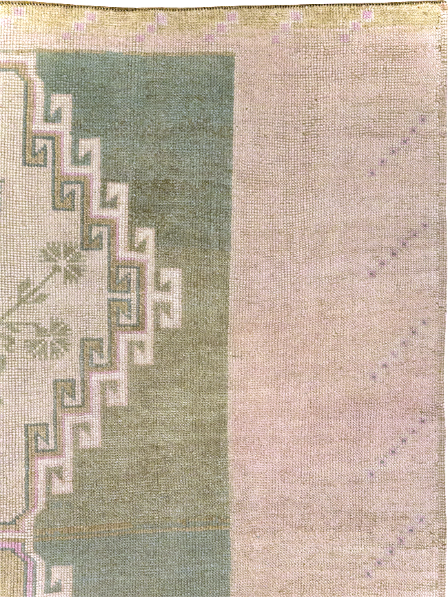 Vintage Turkish Anatolian Wide Gallery Runner, No.32503 - Gss