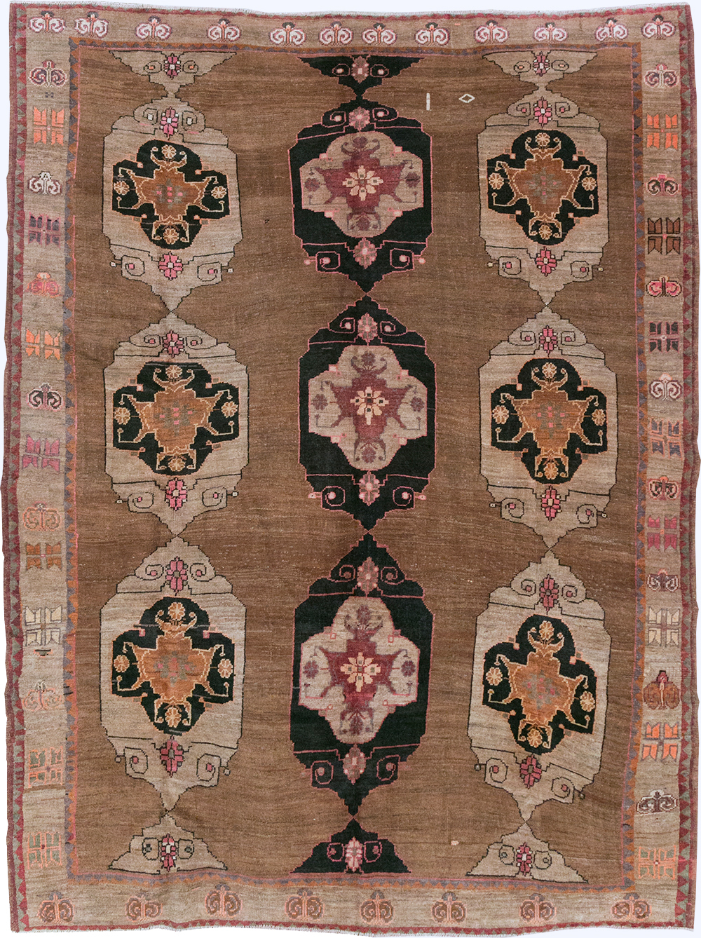 Vintage Turkish Anatolian Room Size Carpet, No.32507 - Gss