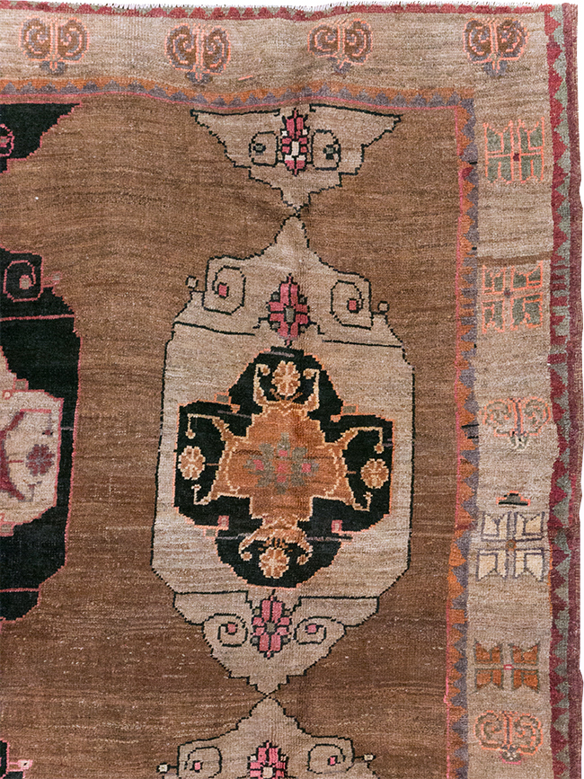 Vintage Turkish Anatolian Room Size Carpet, No.32507 - Gss