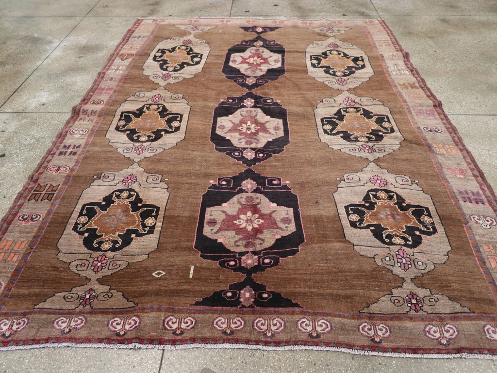 Vintage Turkish Anatolian Room Size Carpet, No.32507 - Gss
