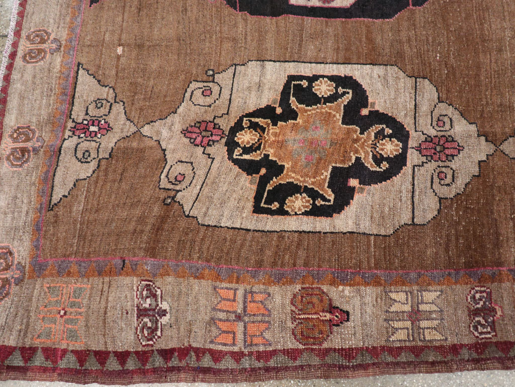 Vintage Turkish Anatolian Room Size Carpet, No.32507 - Gss