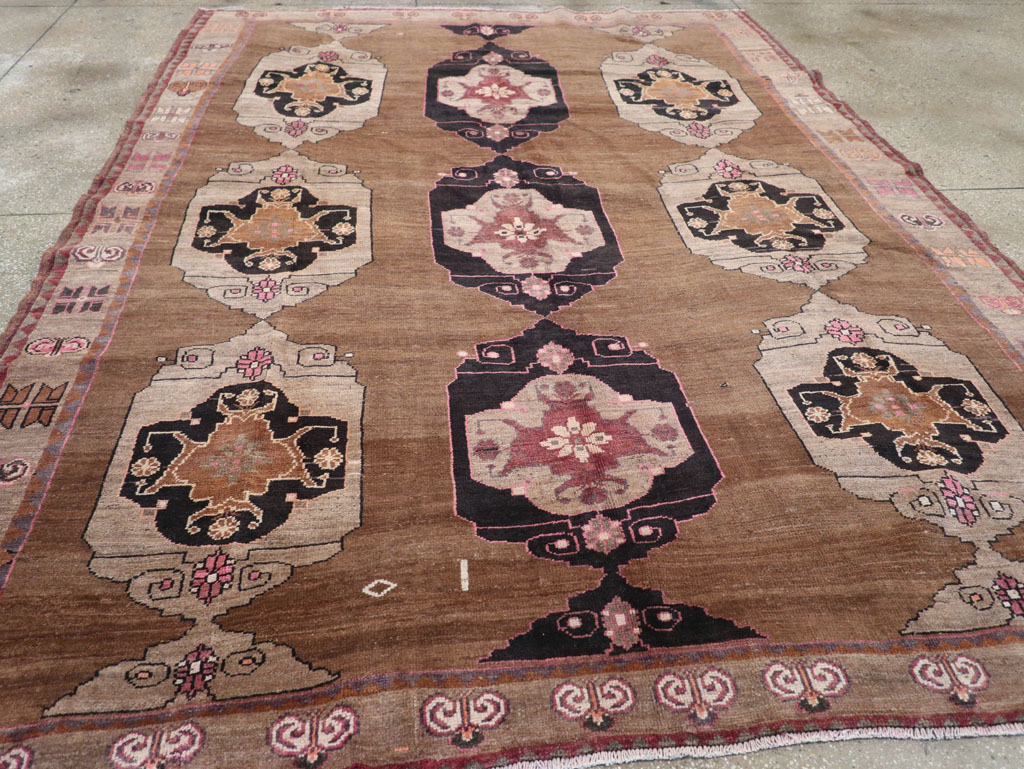 Vintage Turkish Anatolian Room Size Carpet, No.32507 - Gss
