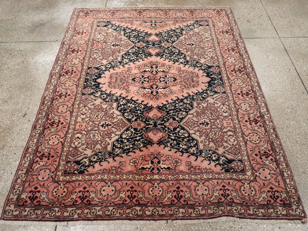 Vintage Turkish Oushak Rug, No.32513 - Gss
