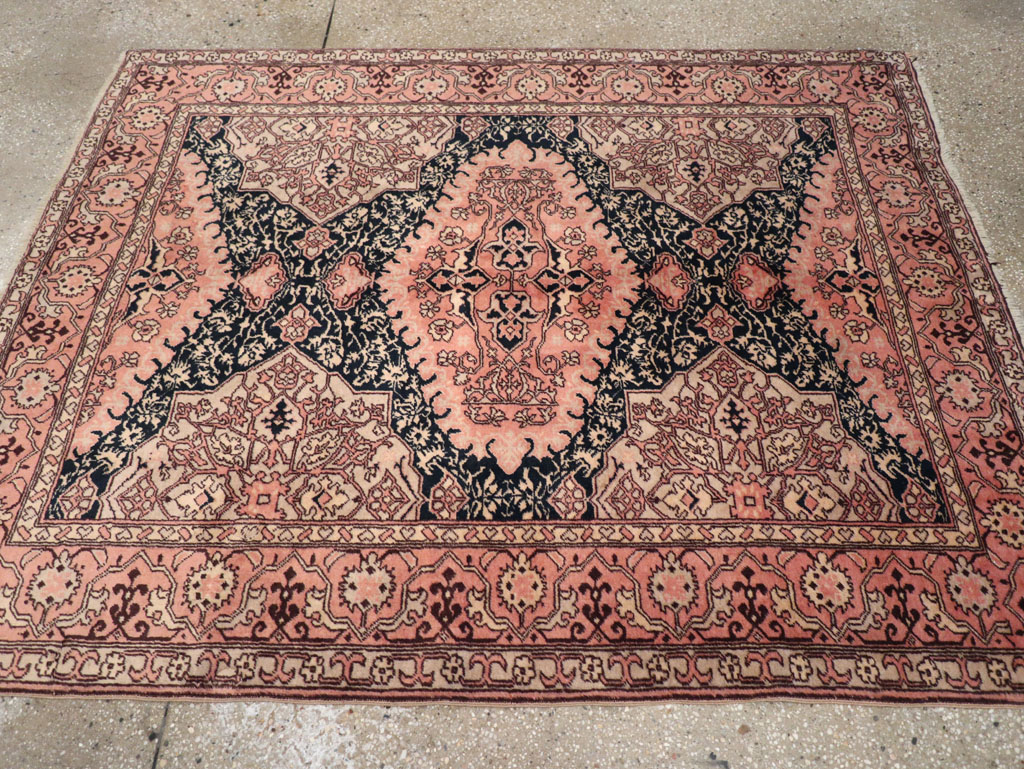 Vintage Turkish Oushak Rug, No.32513 - Gss