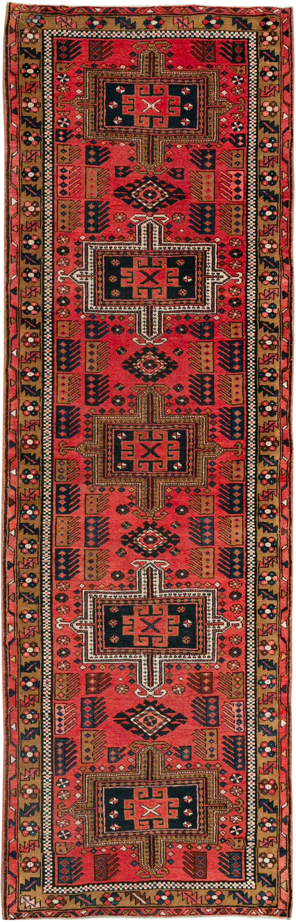 Vintage Persian Karajeh Runner, No.32514 - Gss