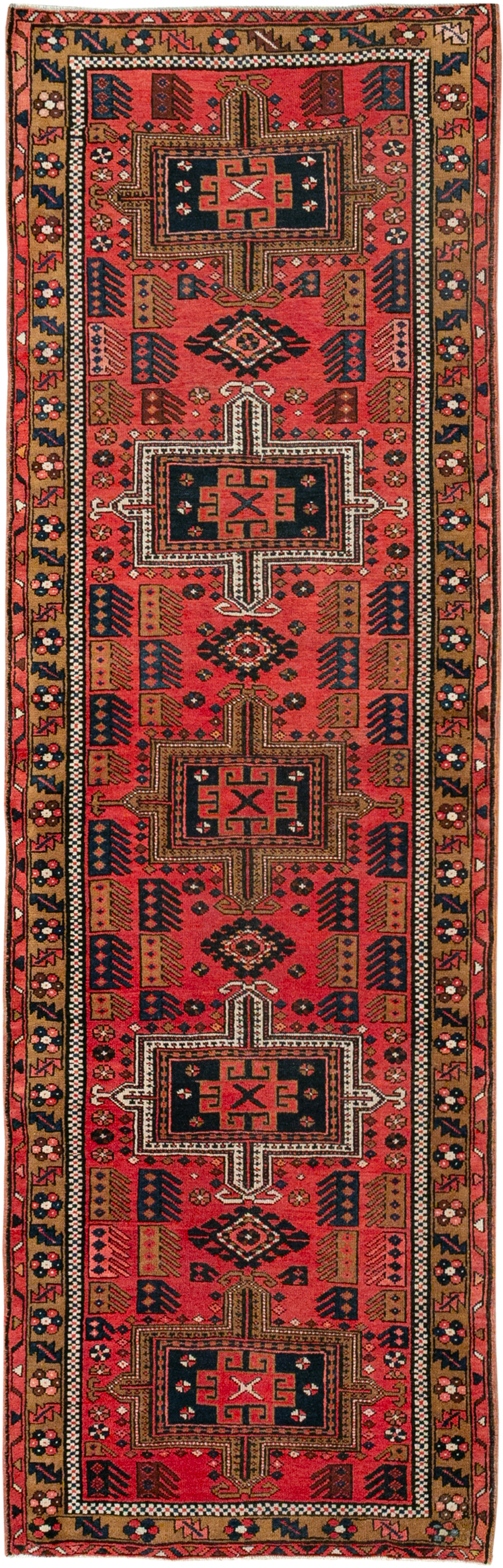 Vintage Persian Karajeh Runner, No.32514 - Gss