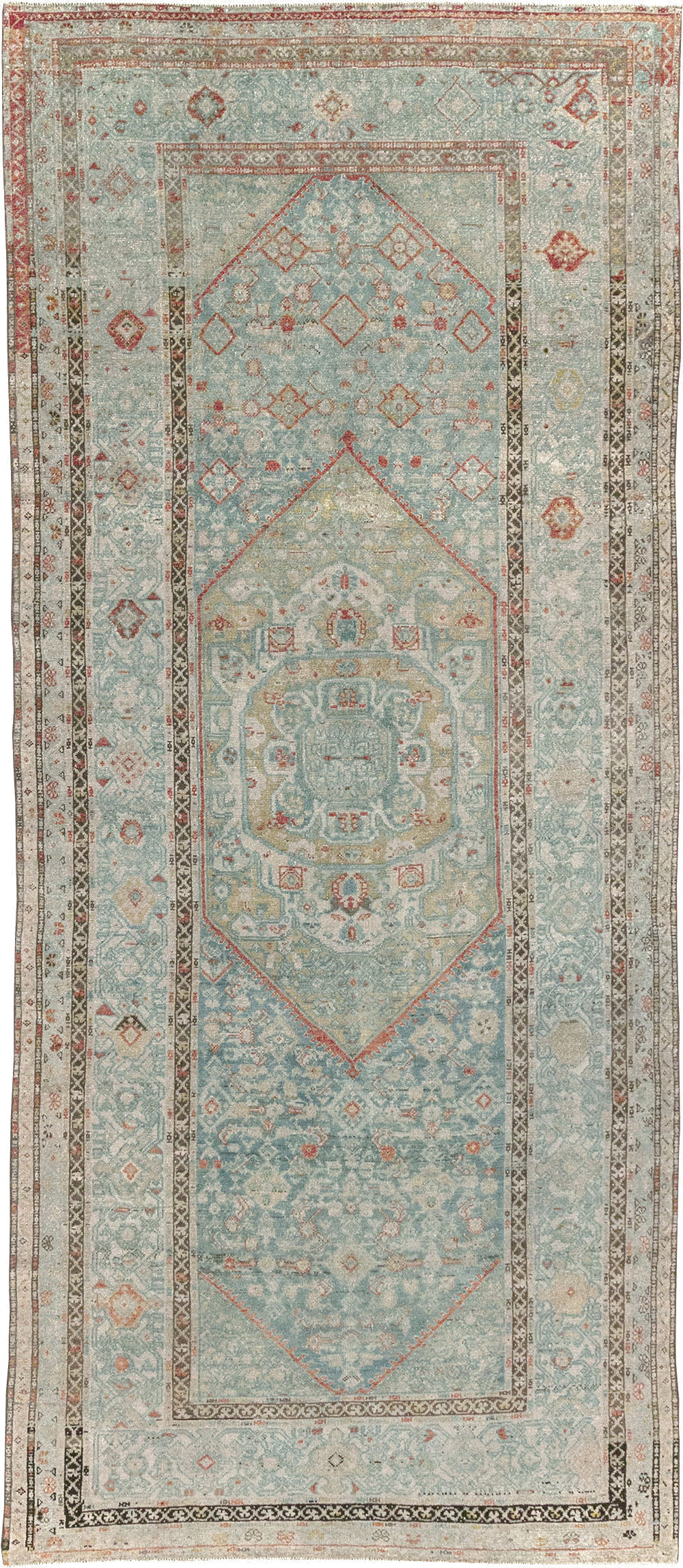 Antique Persian Malayer Gallery Rug, No.32515 - Gss