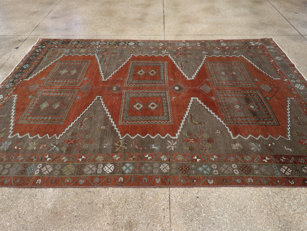 Vintage Anatolian Accent Rug, No.32516 - Gss