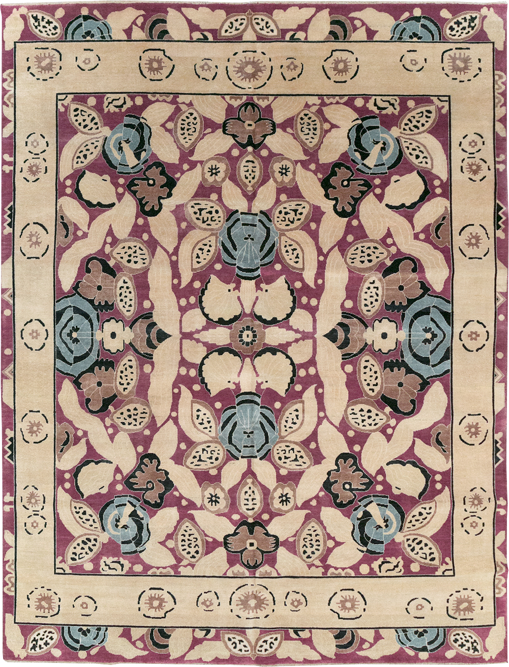 Modern Turkish Art Deco Style Room Size Carpet, No.32520 - Gss