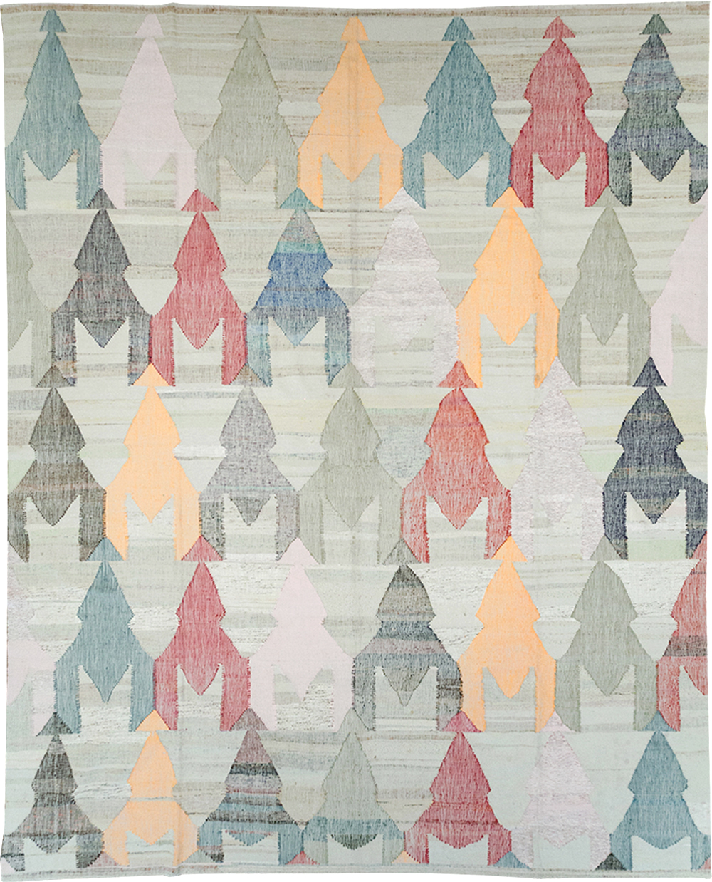 Contemporary Turkish Flatweave Large Carpet, No.32534 - Gss