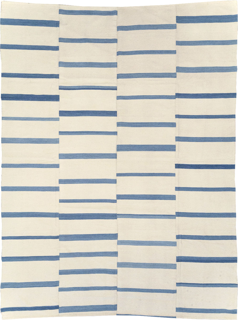 Contemporary Turkish Flatweave Room Size Carpet, No.32542 - Gss