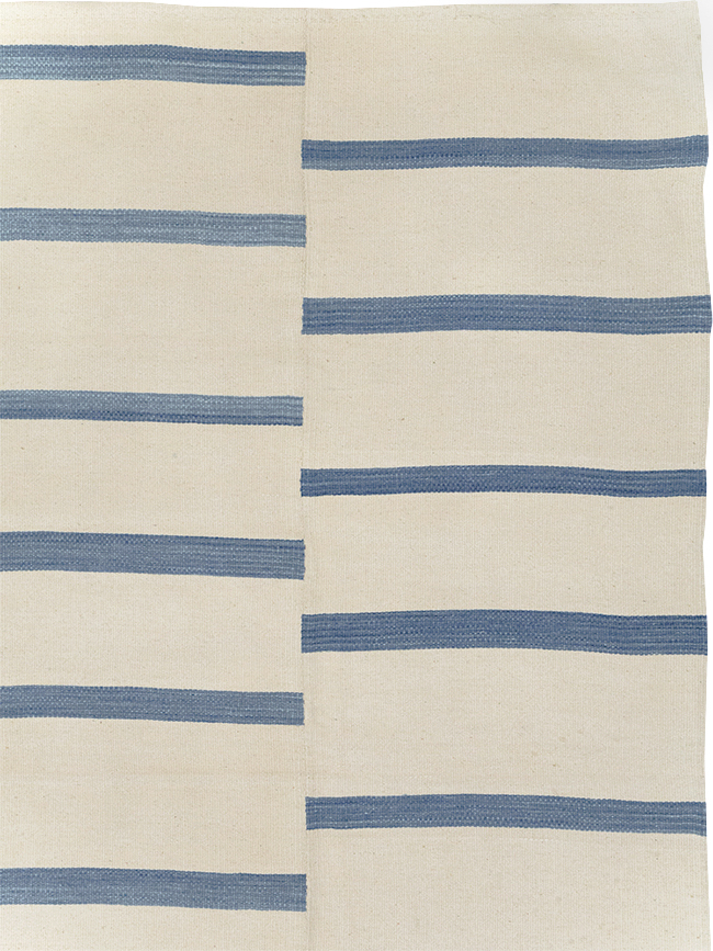 Modern Turkish Flatweave Kilim Room Size Carpet, No.32543 - Gss