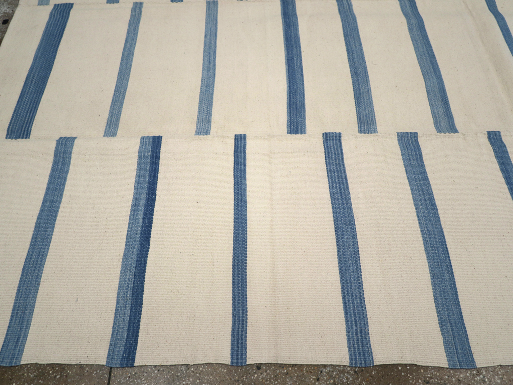 Modern Turkish Flatweave Kilim Room Size Carpet, No.32543 - Gss