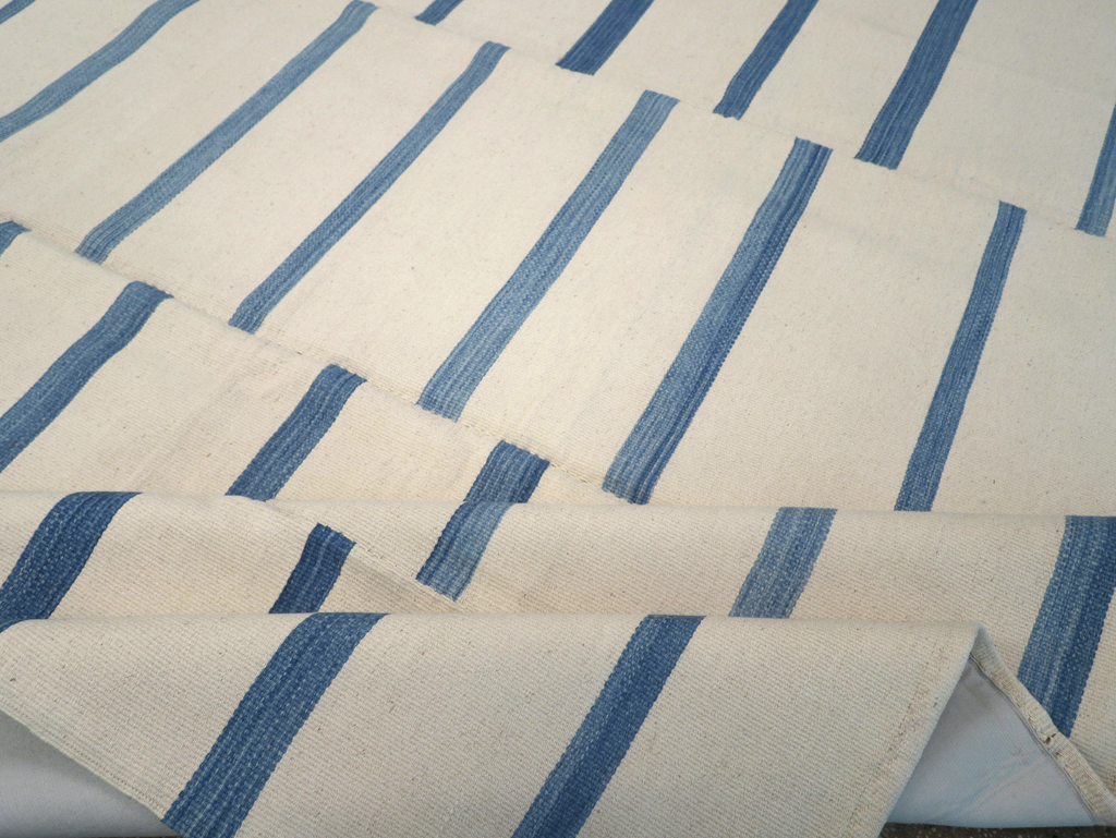 Modern Turkish Flatweave Kilim Room Size Carpet, No.32543 - Gss