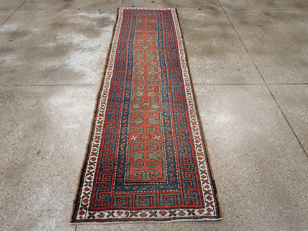 Antique Persian Heriz Runner, No.32545 - Gss