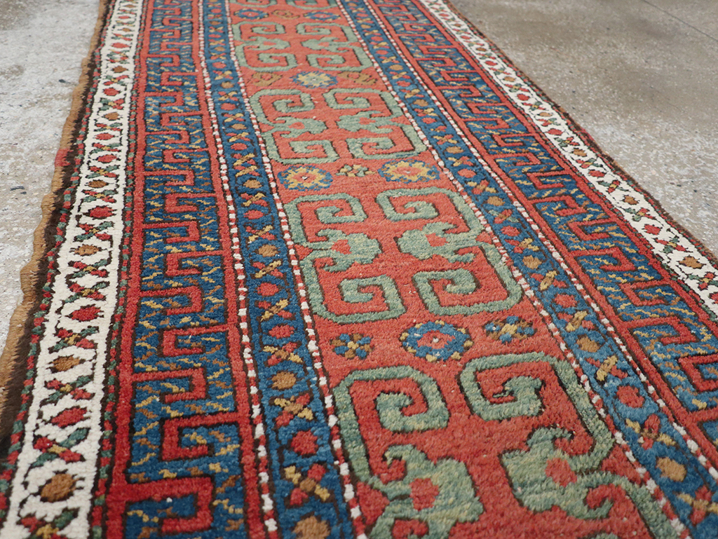 Antique Persian Heriz Runner, No.32545 - Gss
