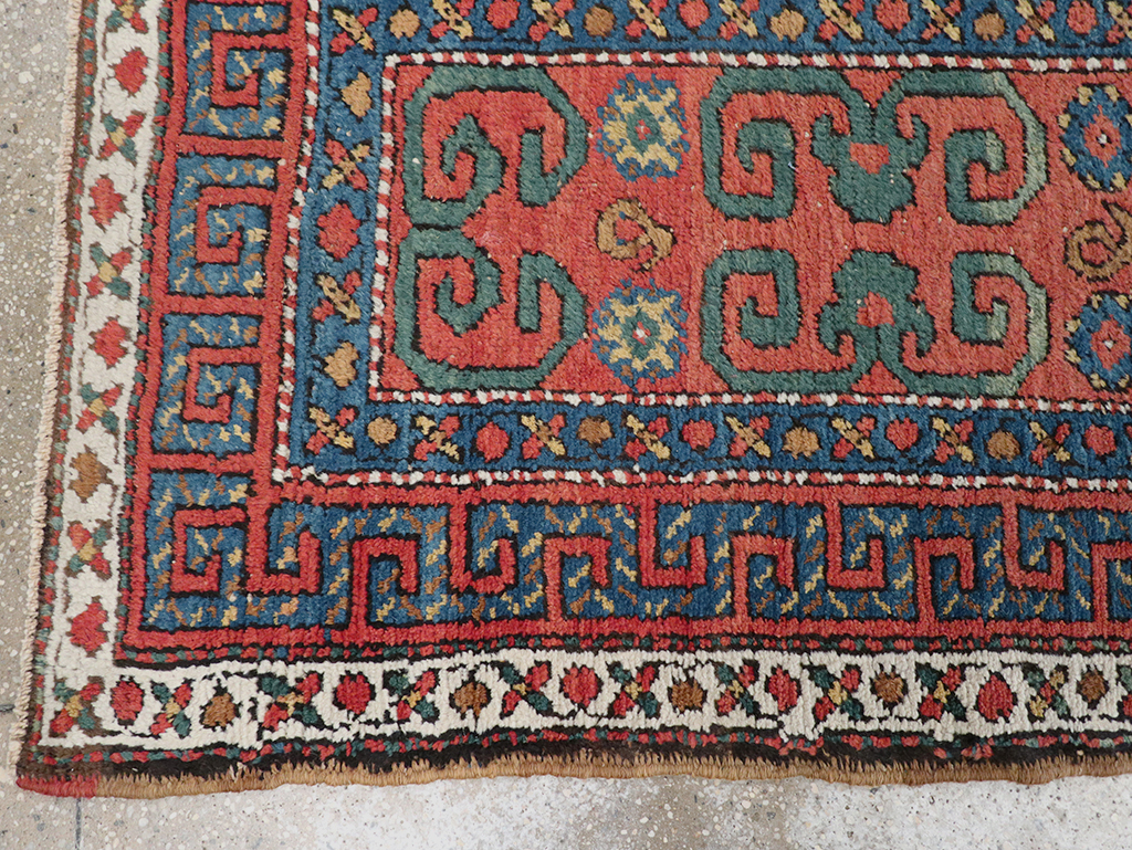 Antique Persian Heriz Runner, No.32545 - Gss