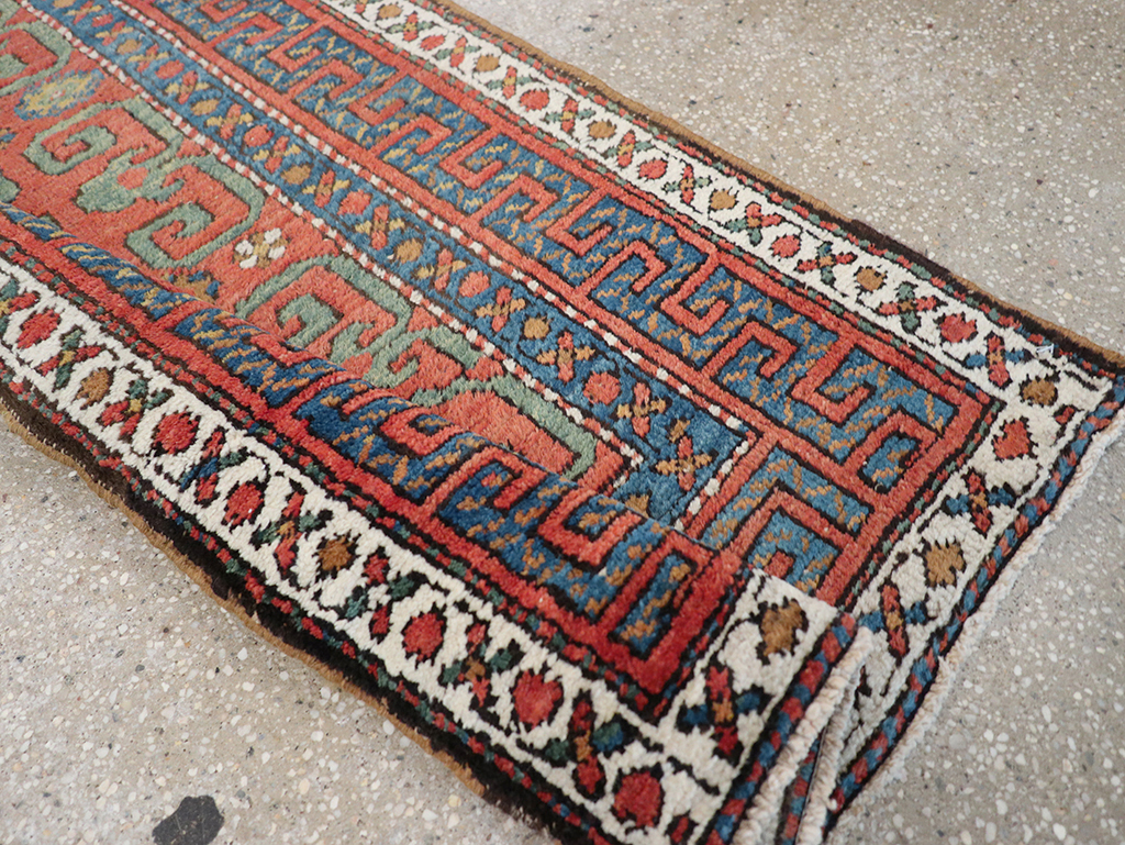 Antique Persian Heriz Runner, No.32545 - Gss