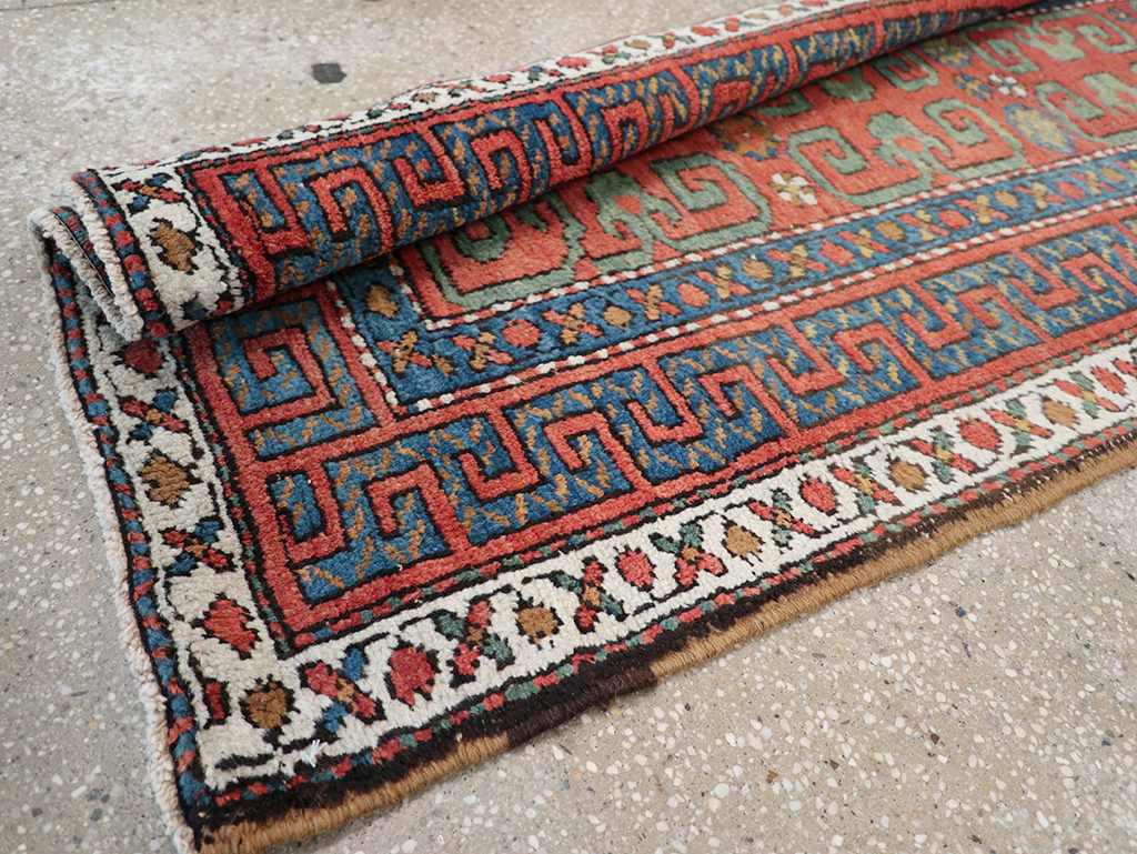 Antique Persian Heriz Runner, No.32545 - Gss