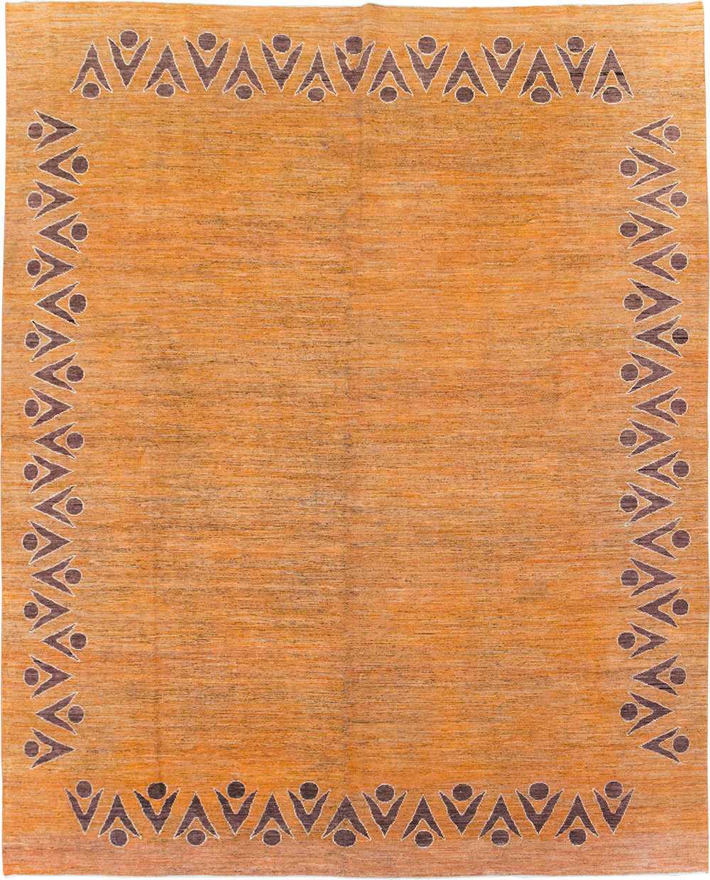 Modern East Turkestan Khotan Room Size Carpet, No.32548 - Gss
