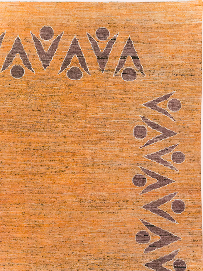 Modern East Turkestan Khotan Room Size Carpet, No.32548 - Gss