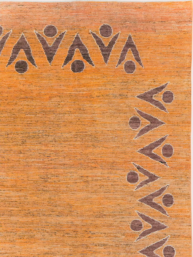 Modern East Turkestan Khotan Room Size Carpet, No.32548 - Gss