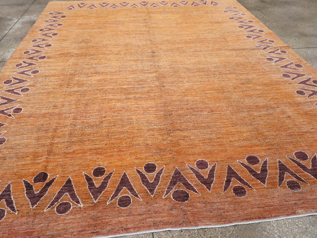 Modern East Turkestan Khotan Room Size Carpet, No.32548 - Gss