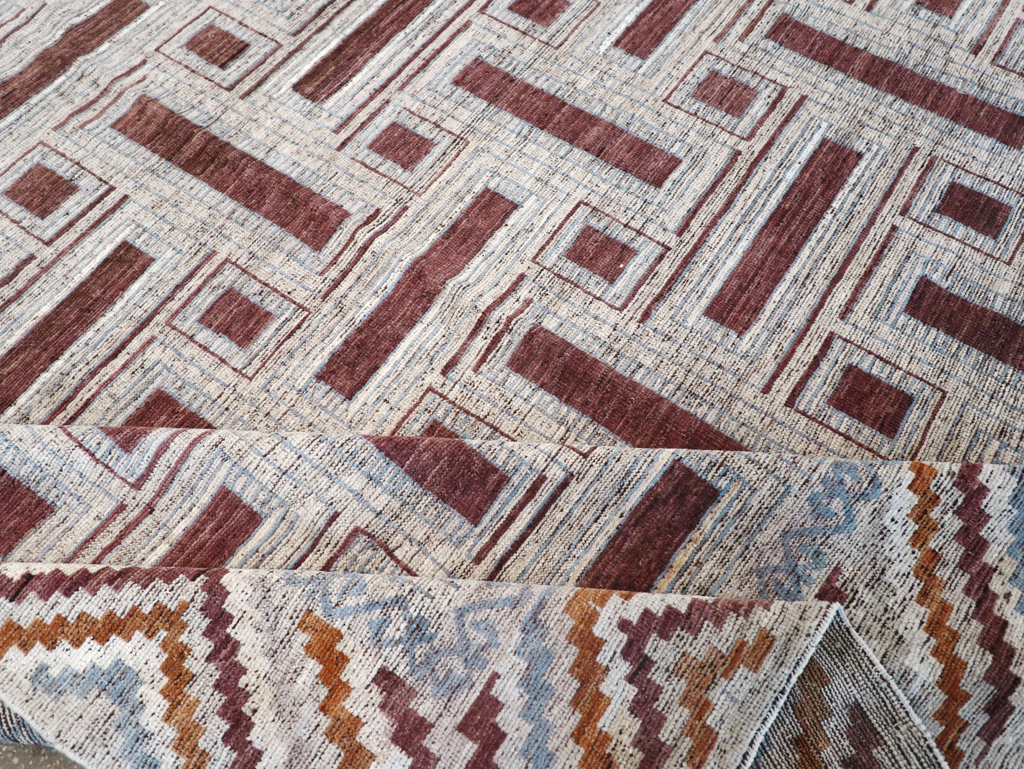 Modern East Turkestan Khotan Room Size Carpet, No.32550 - Gss