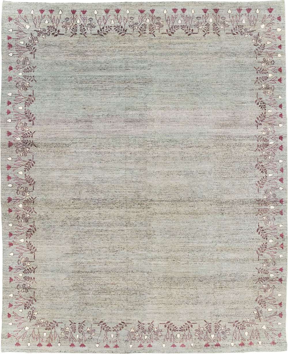 Modern East Turkestan Khotan Room Size Carpet, No.32551 - Gss