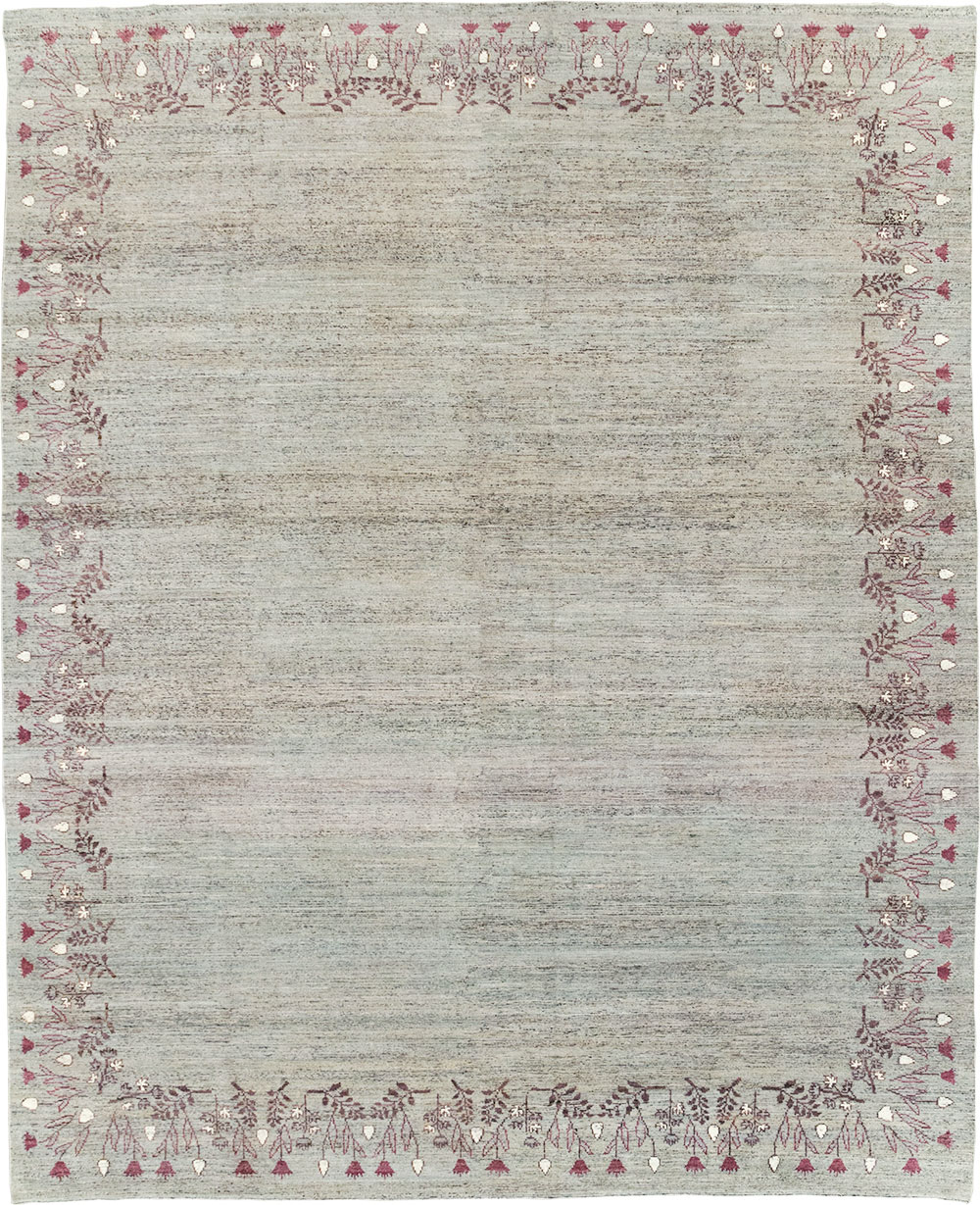 Modern East Turkestan Khotan Room Size Carpet, No.32551 - Gss