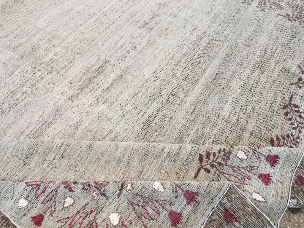 Modern East Turkestan Khotan Room Size Carpet, No.32551 - Gss