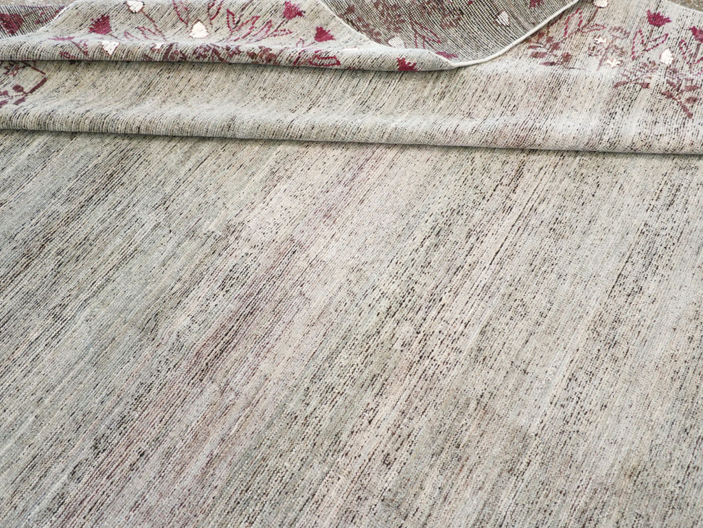 Modern East Turkestan Khotan Room Size Carpet, No.32551 - Gss