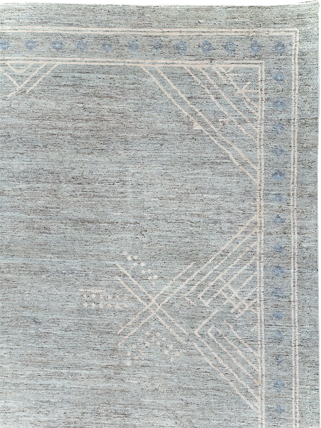 Modern East Turkestan Khotan Room Size Carpet, No.32552 - Gss