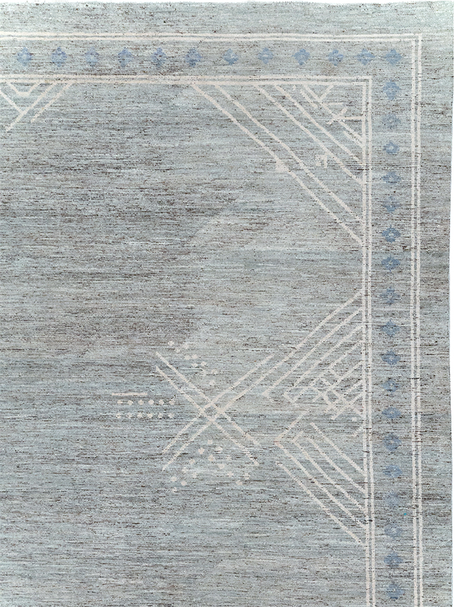 Modern East Turkestan Khotan Room Size Carpet, No.32552 - Gss