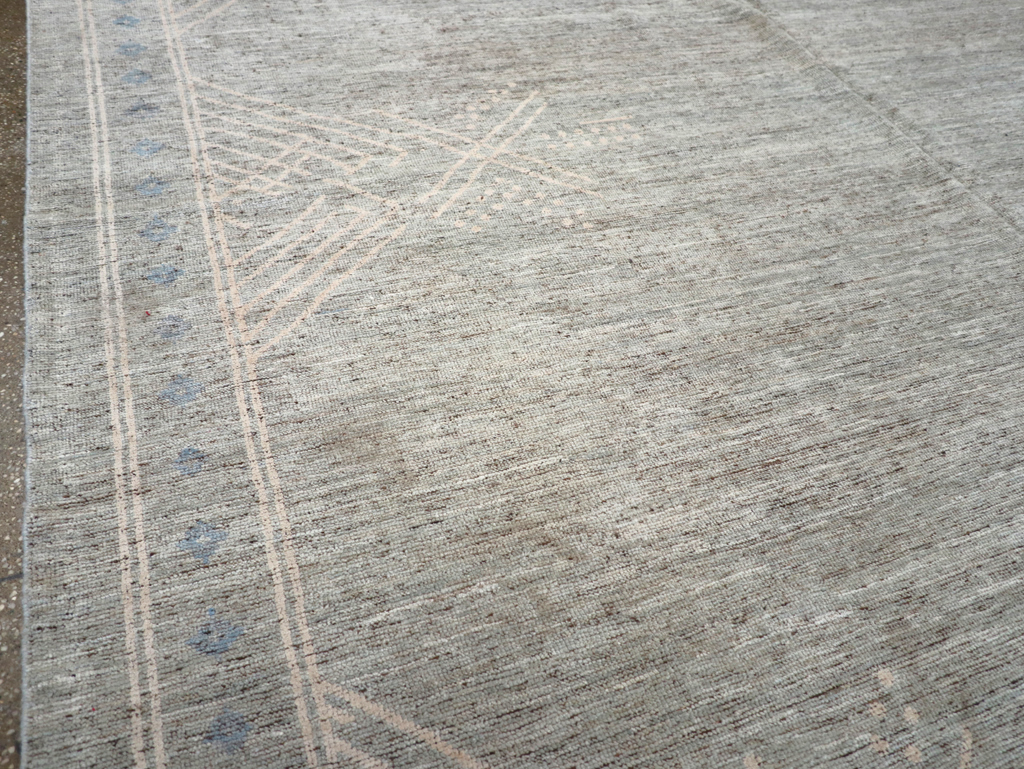 Modern East Turkestan Khotan Room Size Carpet, No.32552 - Gss