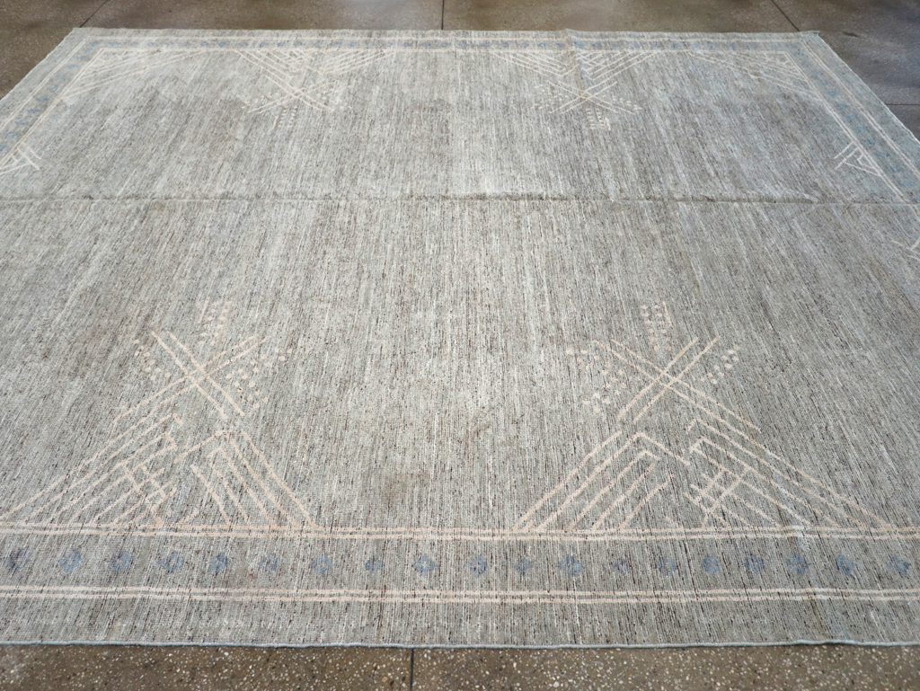 Modern East Turkestan Khotan Room Size Carpet, No.32552 - Gss