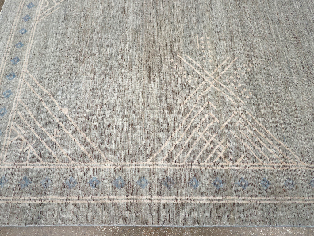 Modern East Turkestan Khotan Room Size Carpet, No.32552 - Gss