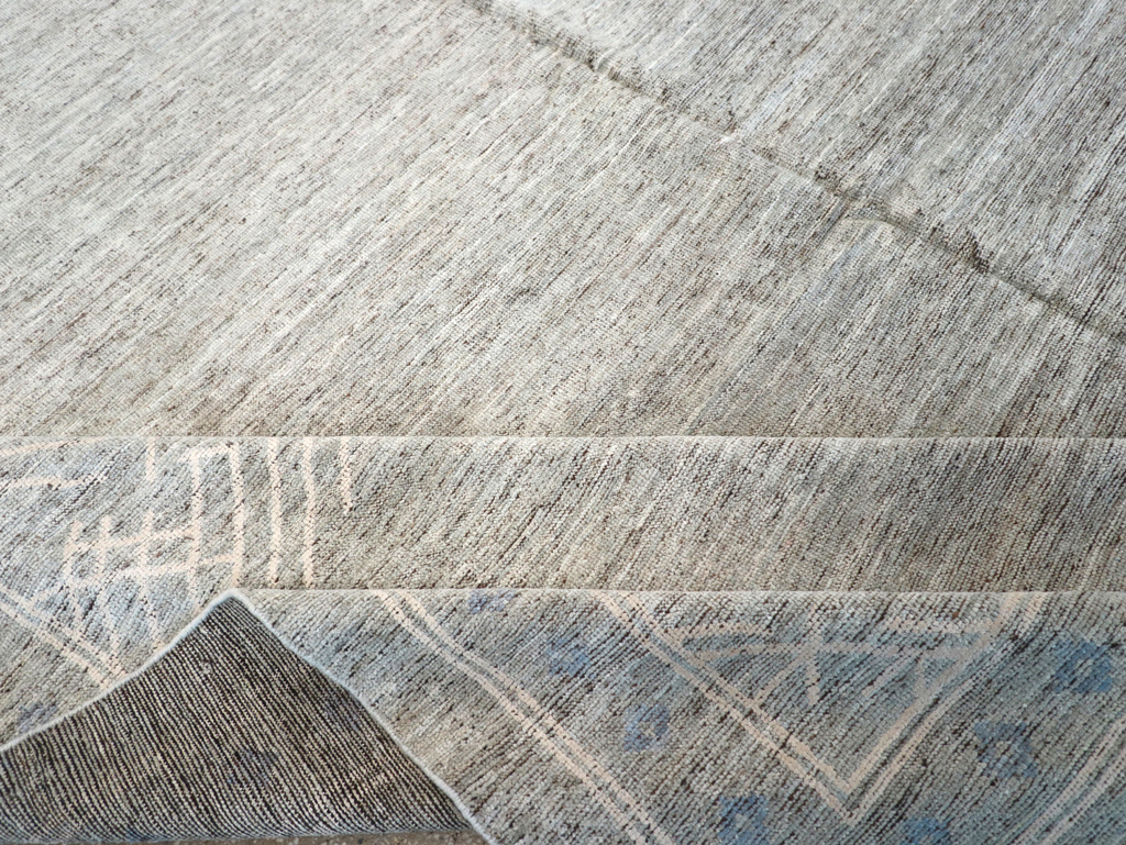 Modern East Turkestan Khotan Room Size Carpet, No.32552 - Gss