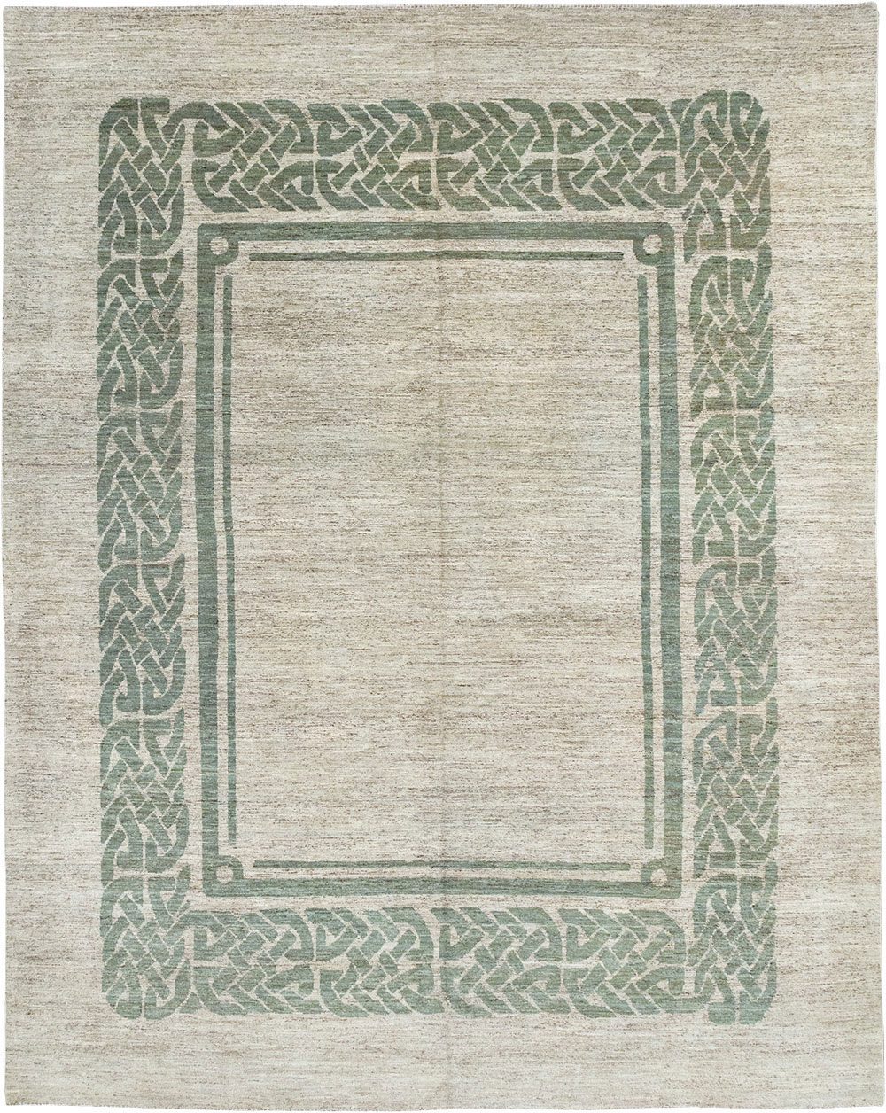 Modern East Turkestan Khotan Room Size Carpet, No.32553 - Gss