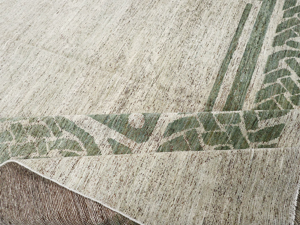 Modern East Turkestan Khotan Room Size Carpet, No.32553 - Gss