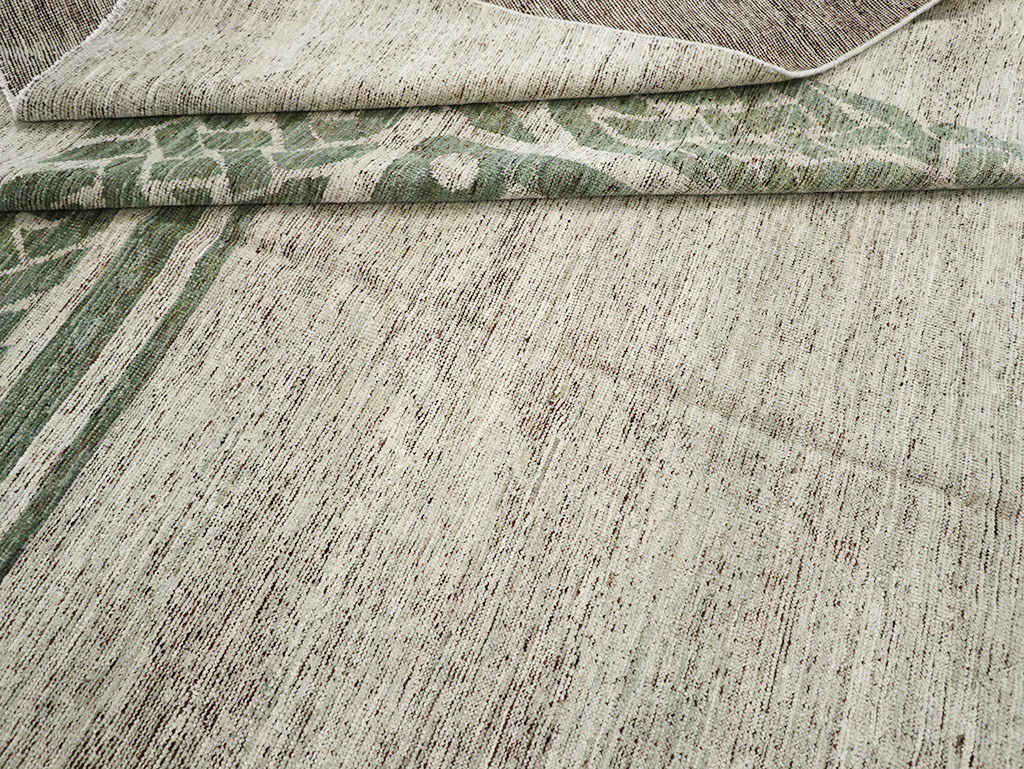 Modern East Turkestan Khotan Room Size Carpet, No.32553 - Gss