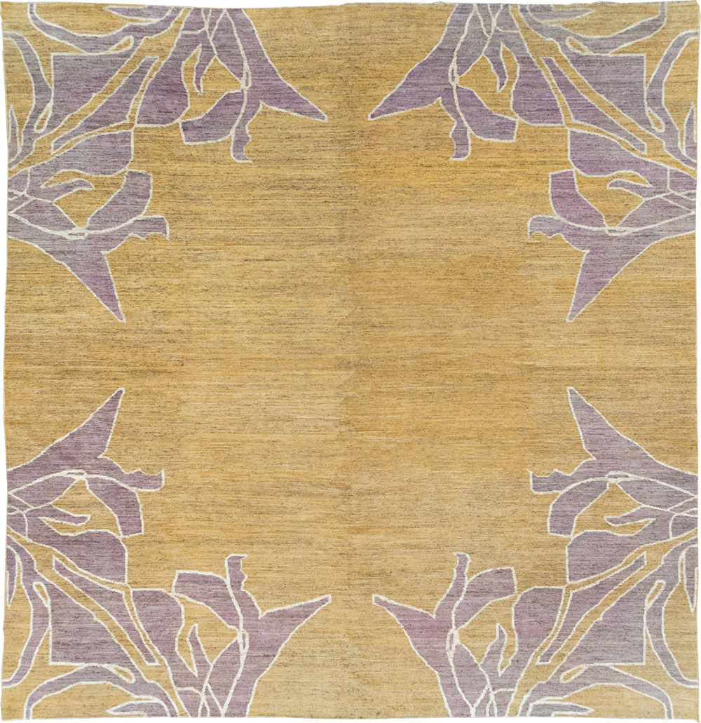 Modern East Turkestan Khotan Square Room Size Carpet, No.32555 - Gss