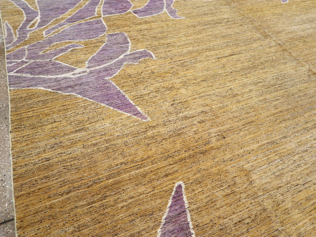 Modern East Turkestan Khotan Square Room Size Carpet, No.32555 - Gss