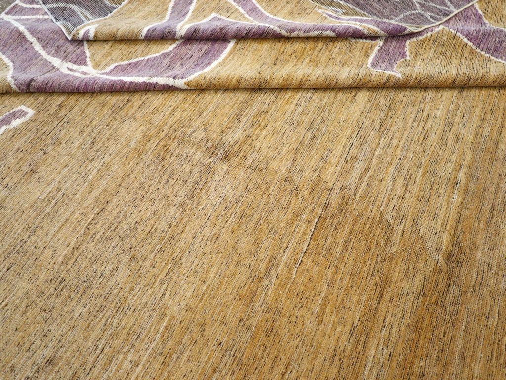 Modern East Turkestan Khotan Square Room Size Carpet, No.32555 - Gss