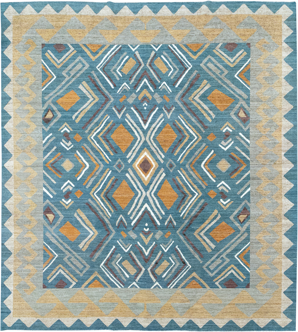 Modern East Turkestan Khotan Large Room Size Carpet, No.32557 - Gss