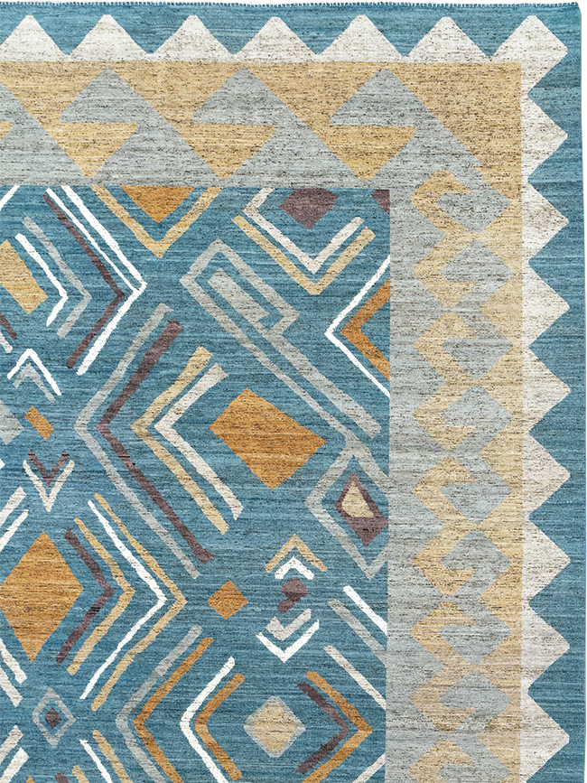 Modern East Turkestan Khotan Large Room Size Carpet, No.32557 - Gss