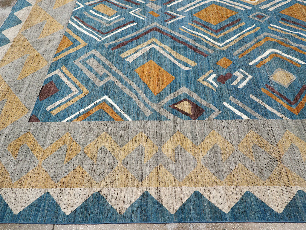 Modern East Turkestan Khotan Large Room Size Carpet, No.32557 - Gss