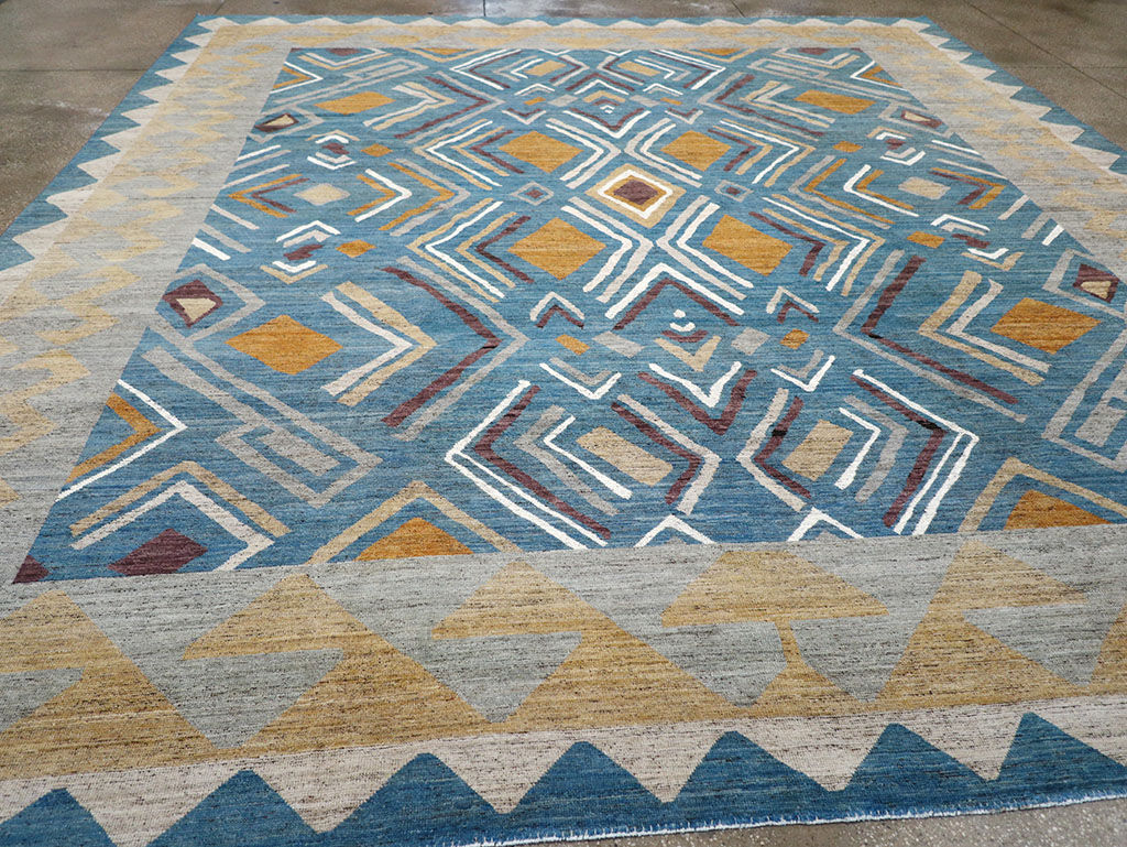 Modern East Turkestan Khotan Large Room Size Carpet, No.32557 - Gss