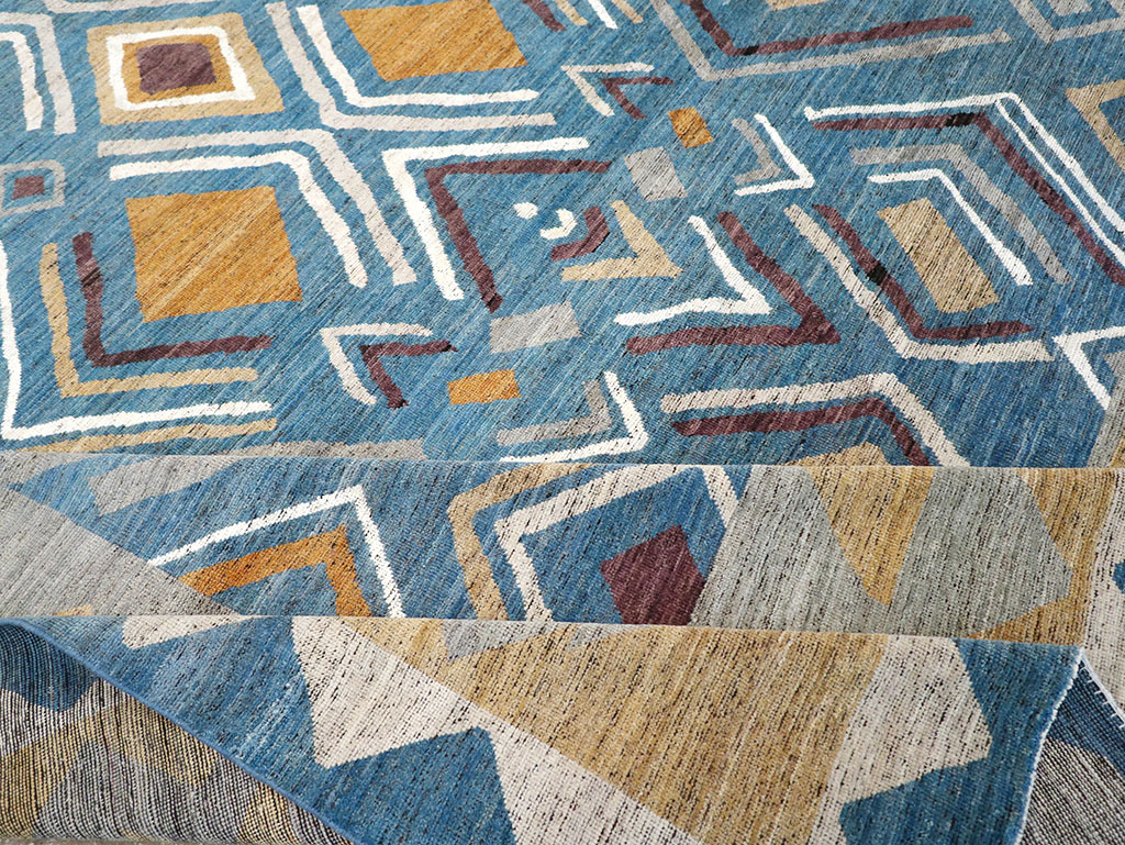 Modern East Turkestan Khotan Large Room Size Carpet, No.32557 - Gss