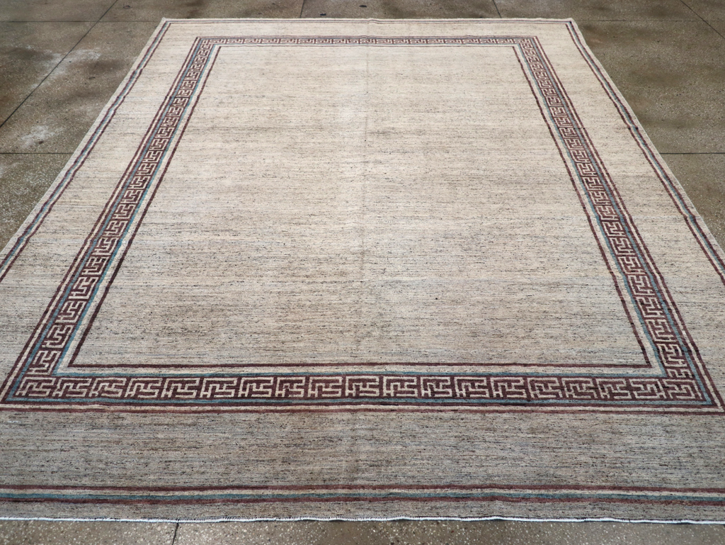 Modern East Turkestan Khotan Room Size Carpet, No.32558 - Gss